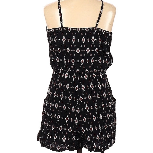 Bajee Collection Black Diamond Print Romper - Picture 2 of 4
